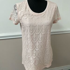 Isela Lace Front Tee